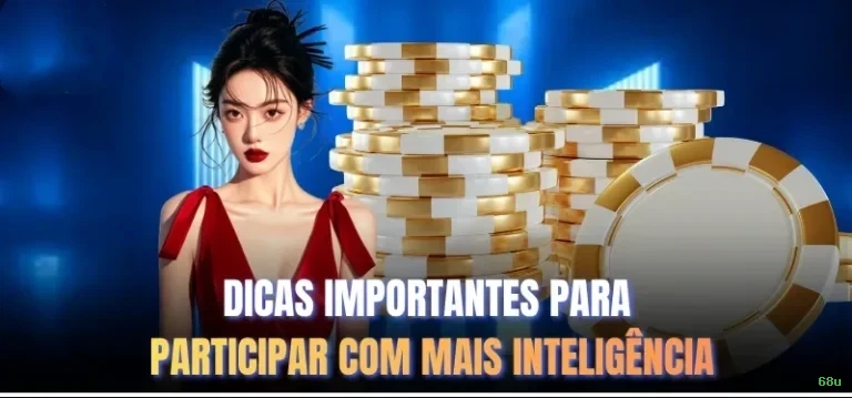Imagem promocional da 68u mostrando a plataforma e suas vantagens